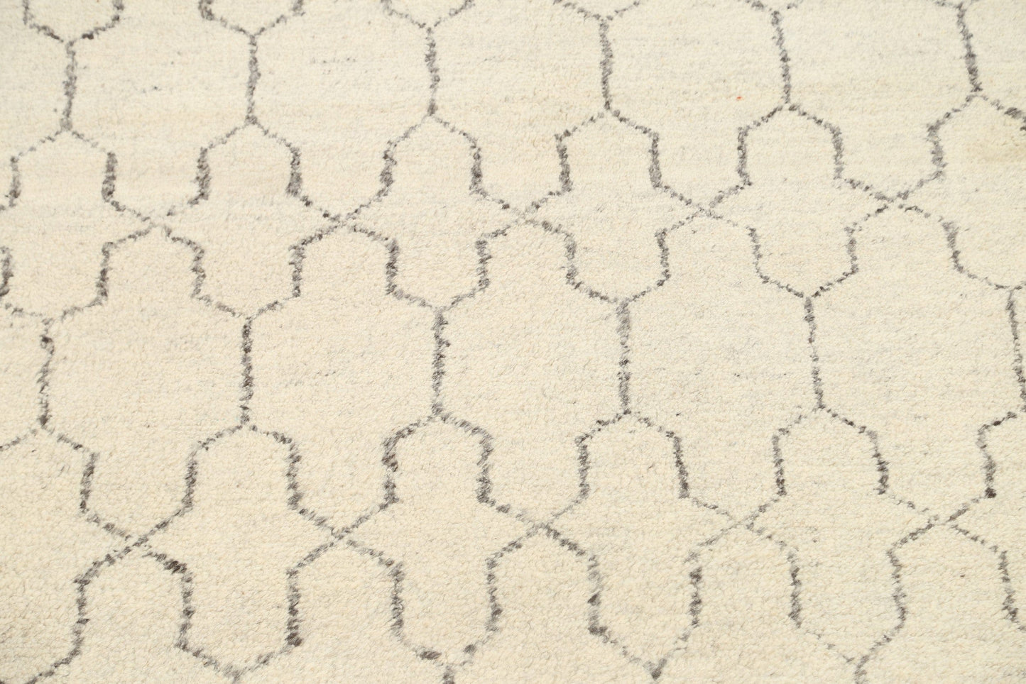 Modern Trellis Moroccan Oriental Area Rug 5x6