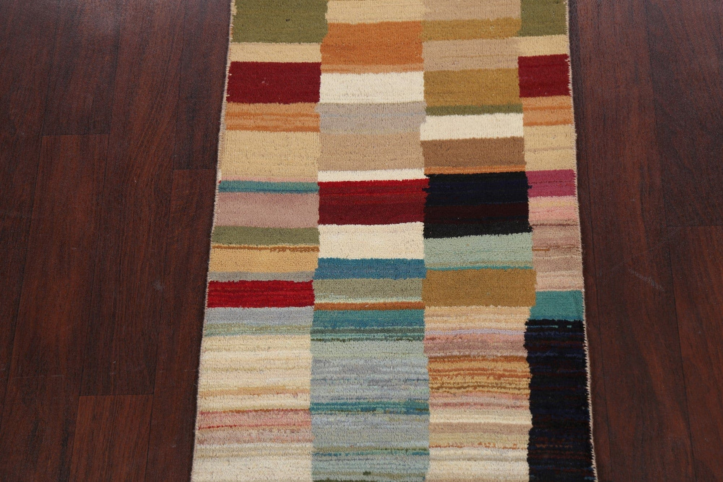 Contemporary Gabbeh Kashkoli Oriental Area Rug 2x4