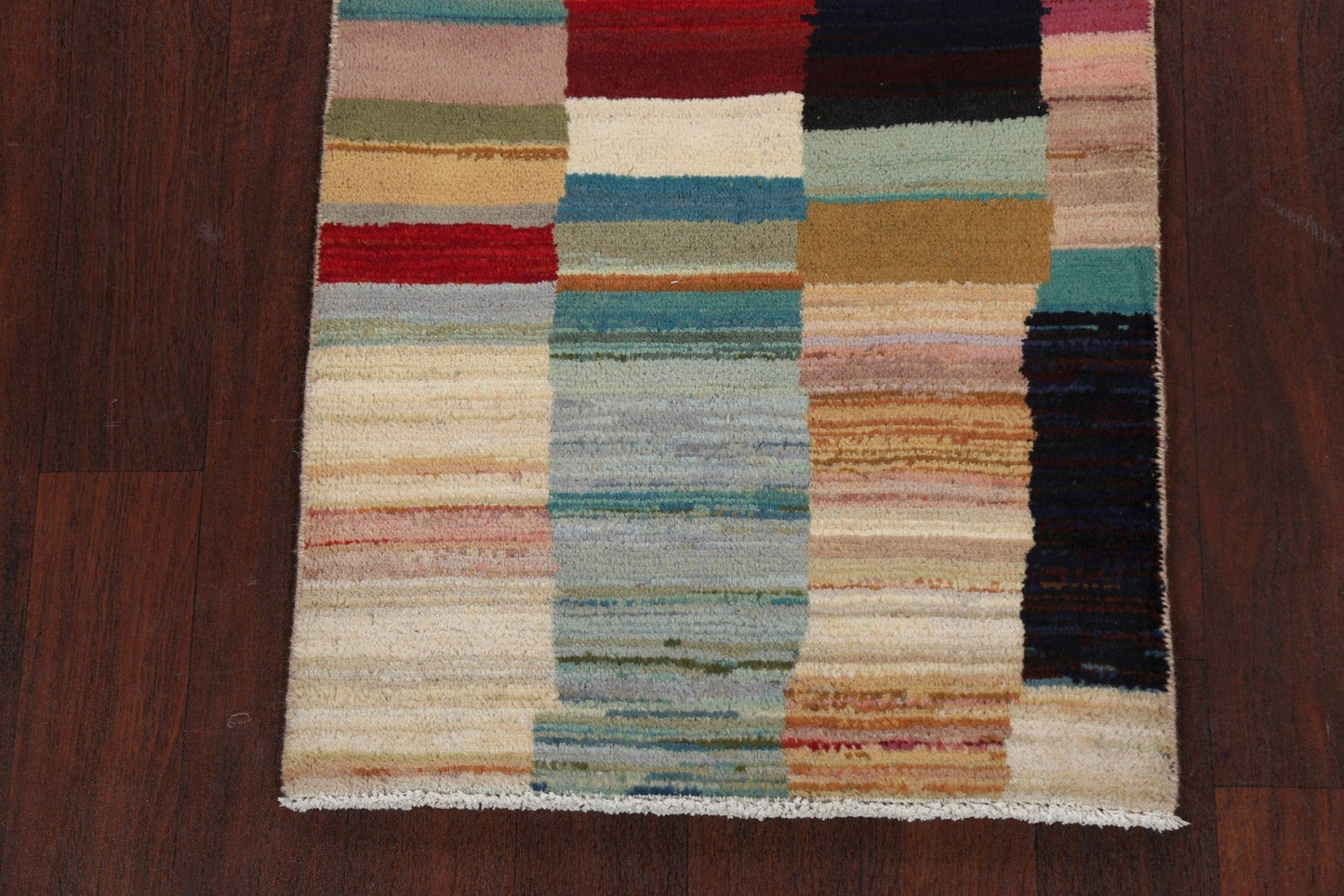 Contemporary Gabbeh Kashkoli Oriental Area Rug 2x4