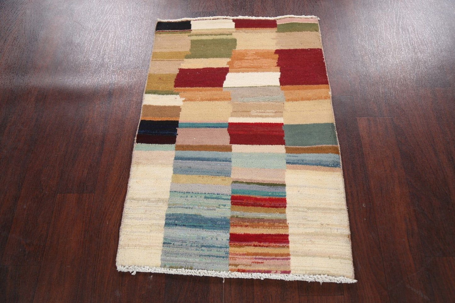 Contemporary Gabbeh Kashkoli Oriental Area Rug 2x3