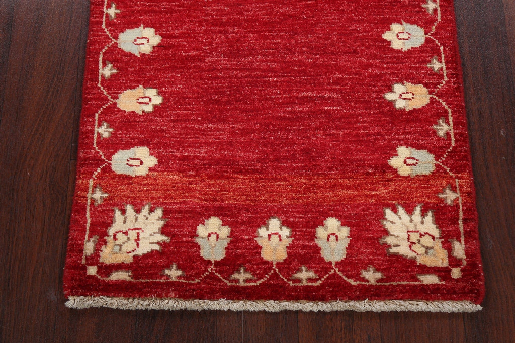 Floral Gabbeh Kashkoli Oriental Area Rug 2x3