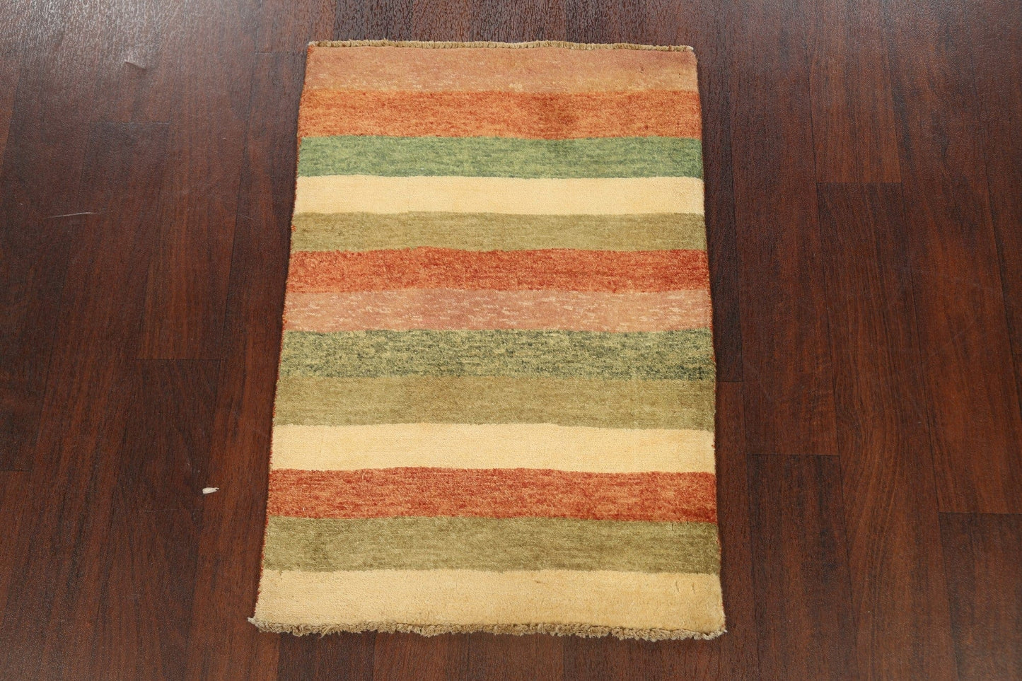 Modern Gabbeh Kashkoli Oriental Area Rug 2x3