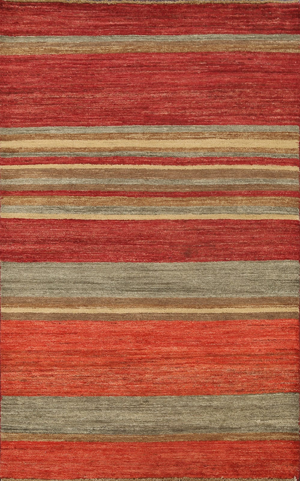 Contemporary Gabbeh Kashkoli Oriental Area Rug 4x6