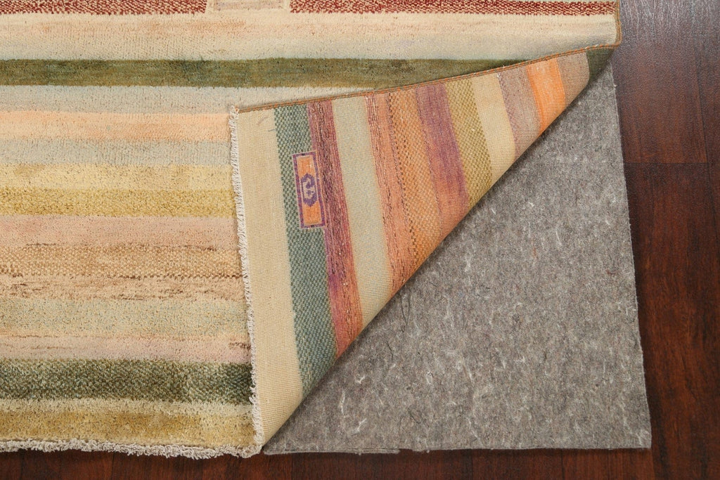 Contemporary Gabbeh Kashkoli Oriental Area Rug 4x6