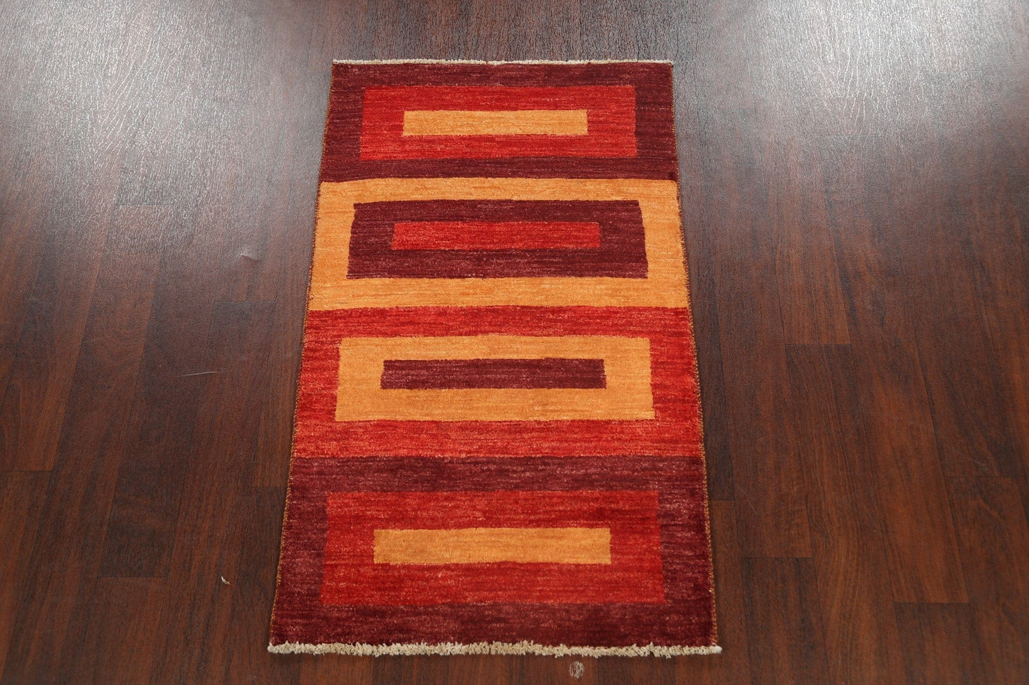 Contemporary Gabbeh Kashkoli Oriental Area Rug 3x4