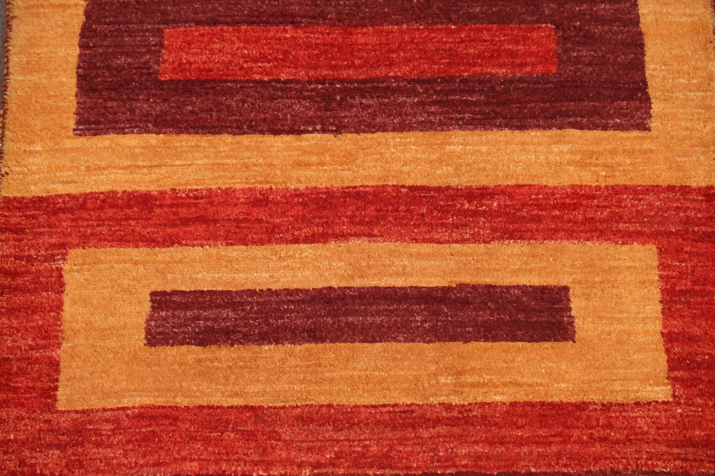 Contemporary Gabbeh Kashkoli Oriental Area Rug 3x4