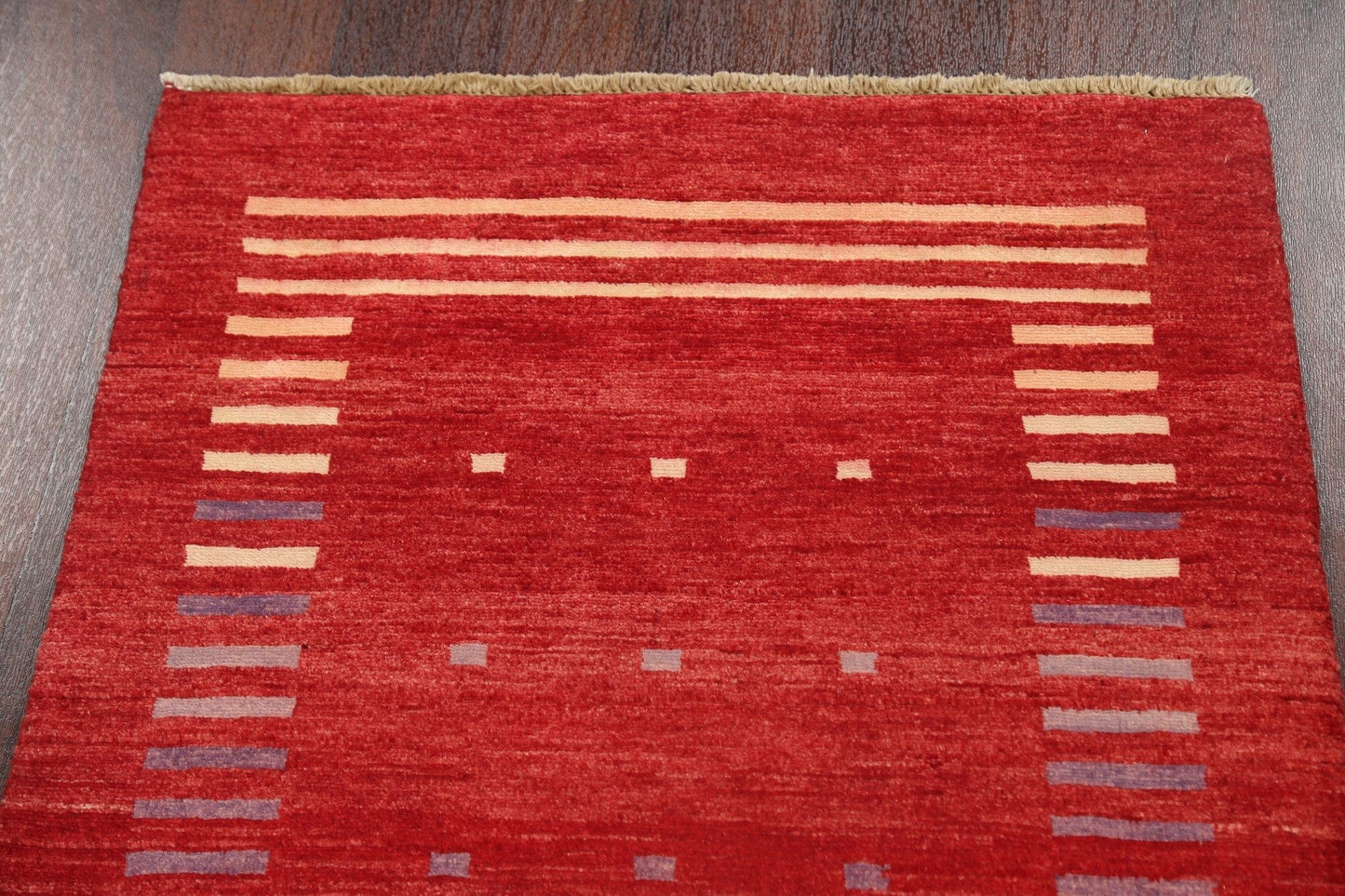 Contemporary Gabbeh Kashkoli Oriental Area Rug 3x4