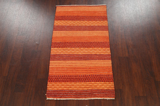 Contemporary Gabbeh Kashkoli Oriental Area Rug 3x5