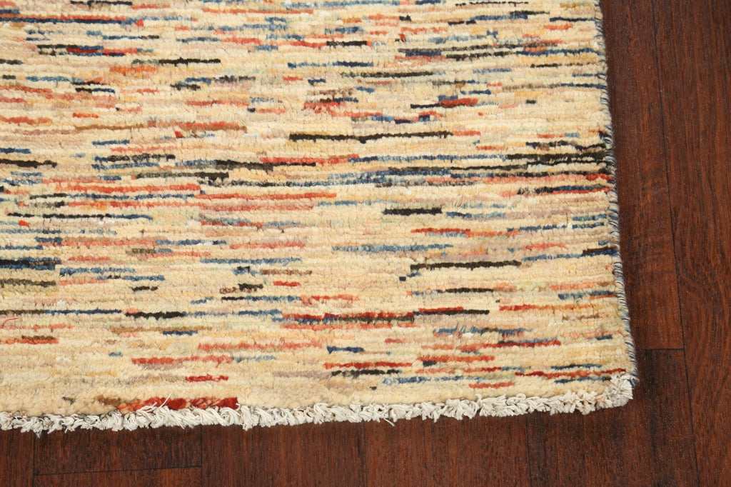 Abstract Contemporary Gabbeh Kashkoli Oriental Area Rug 3x4