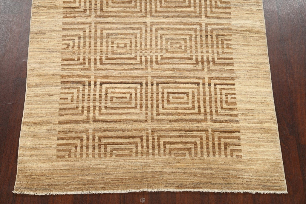 Contemporary Gabbeh Kashkoli Oriental Area Rug 4x7