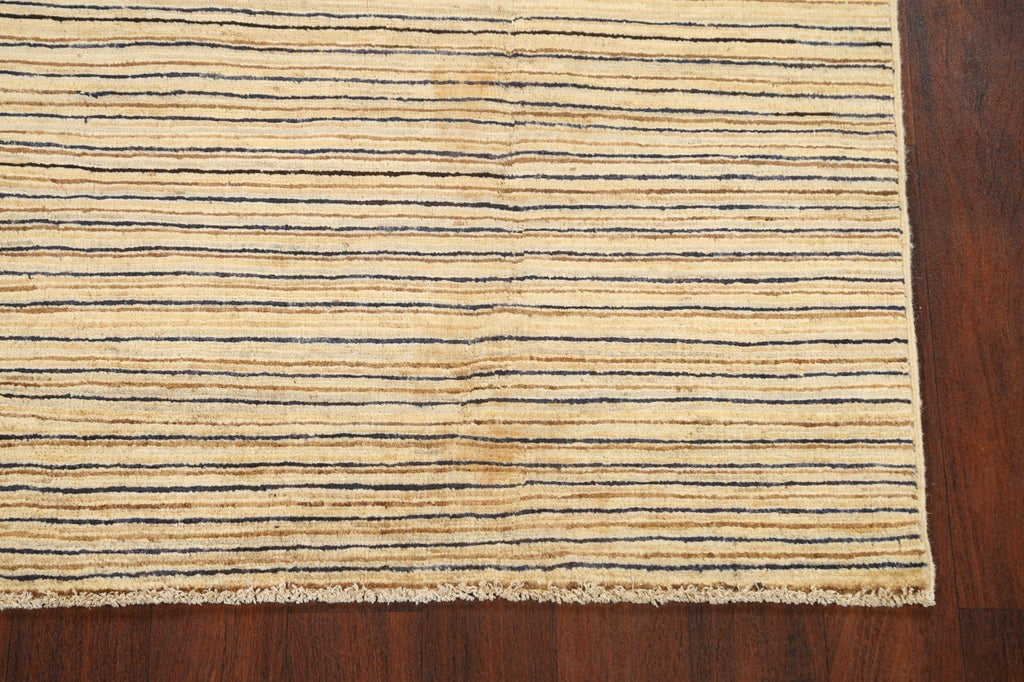 Contemporary Gabbeh Kashkoli Oriental Area Rug 4x6