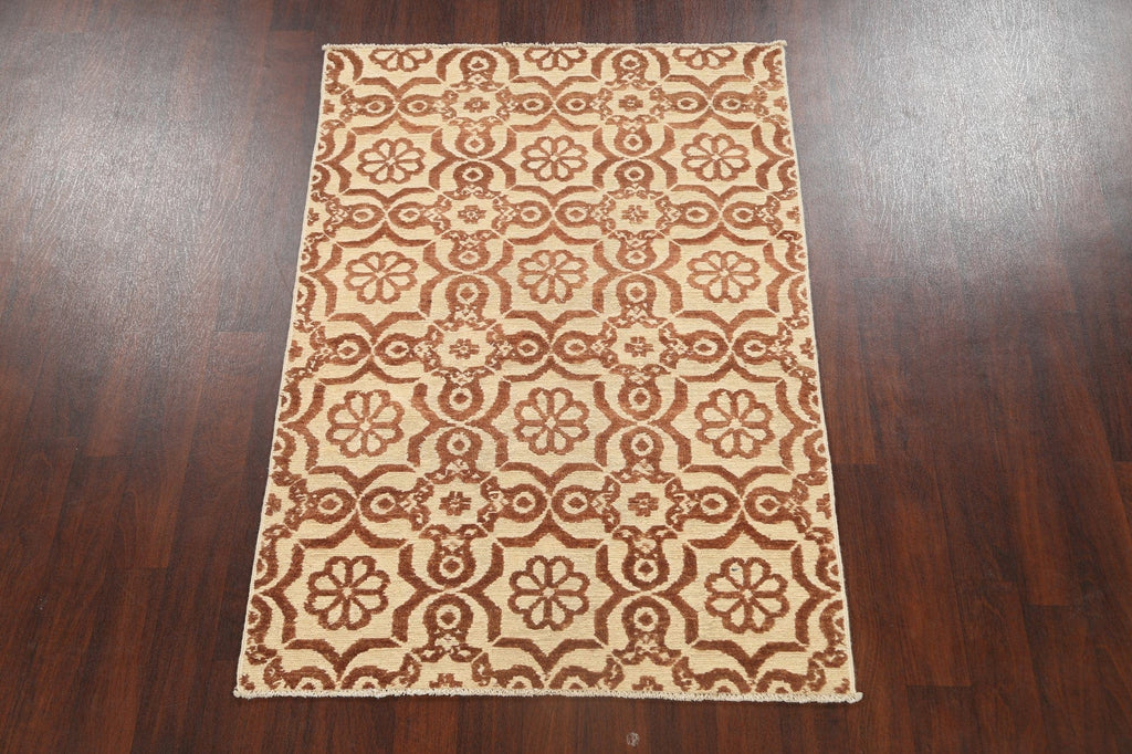 All-Over Gabbeh Kashkoli Oriental Rug 4x6