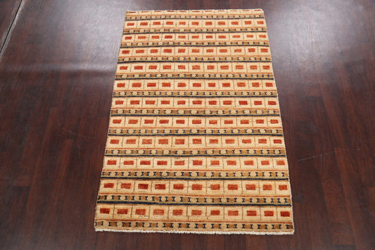 All-Over Gabbeh Kashkoli Oriental Area Rug 4x6