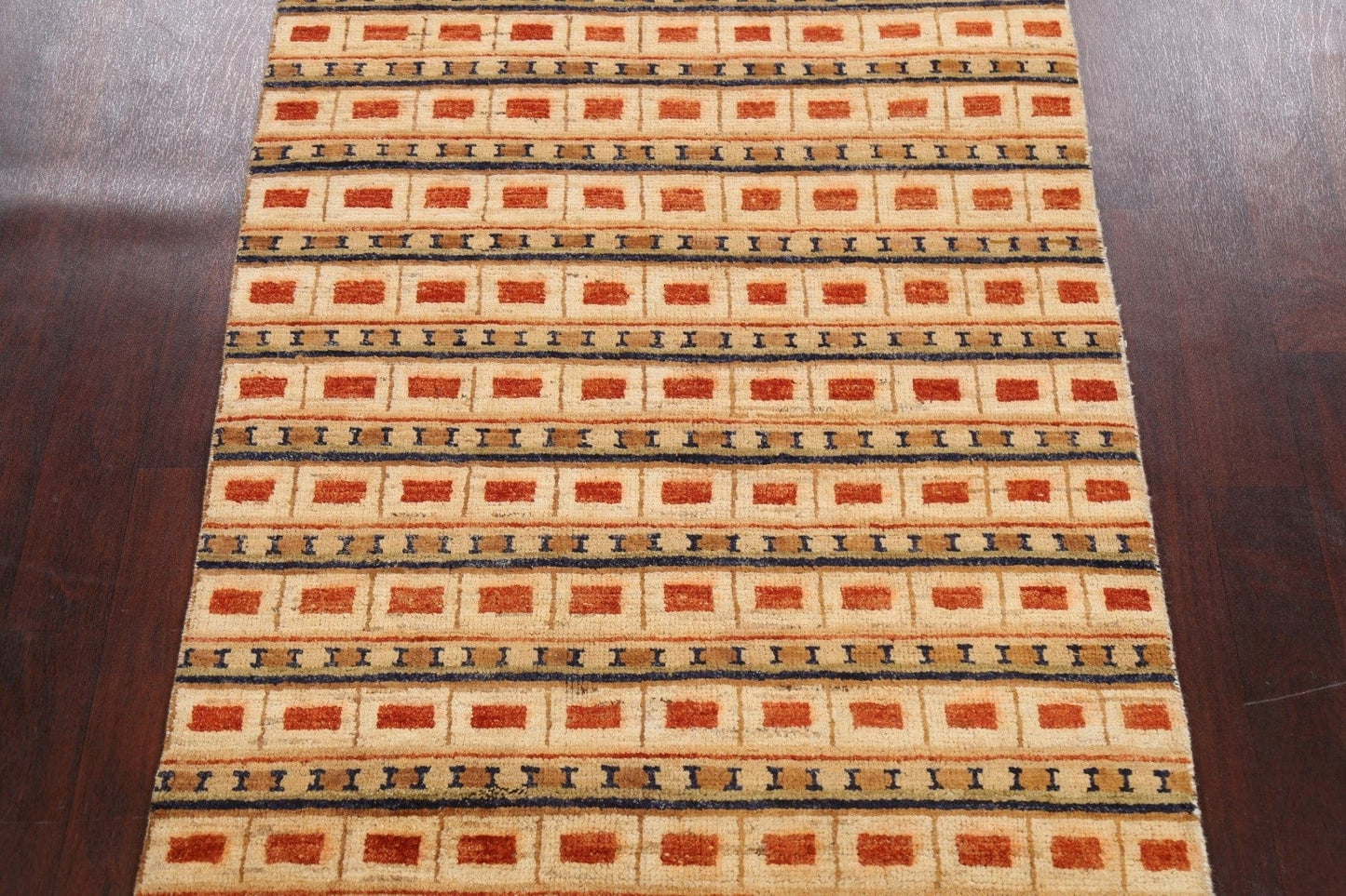 All-Over Gabbeh Kashkoli Oriental Area Rug 4x6