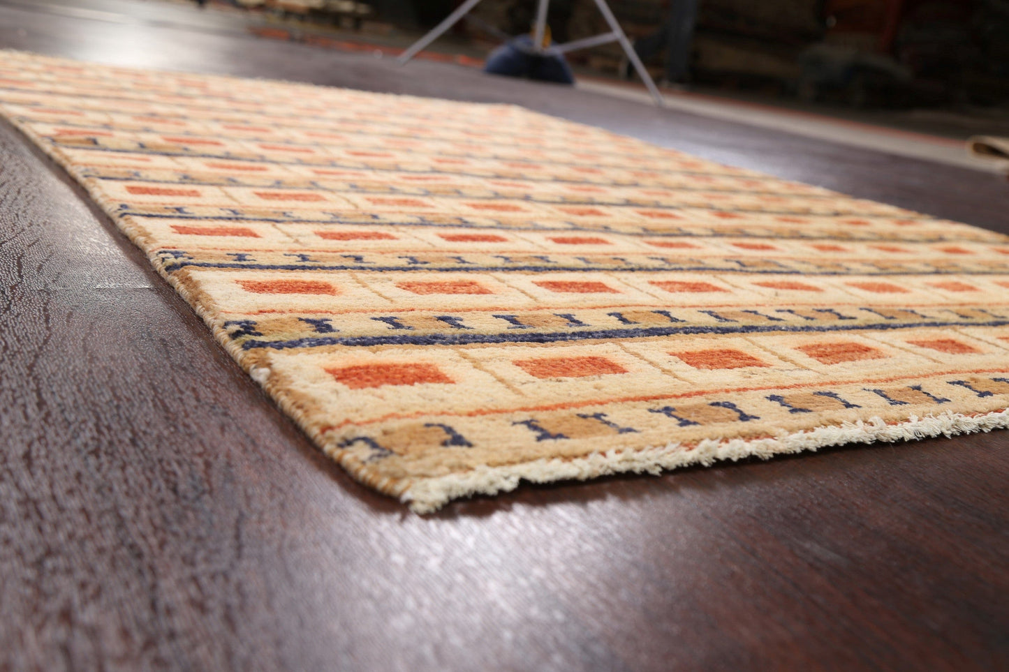 All-Over Gabbeh Kashkoli Oriental Area Rug 4x6