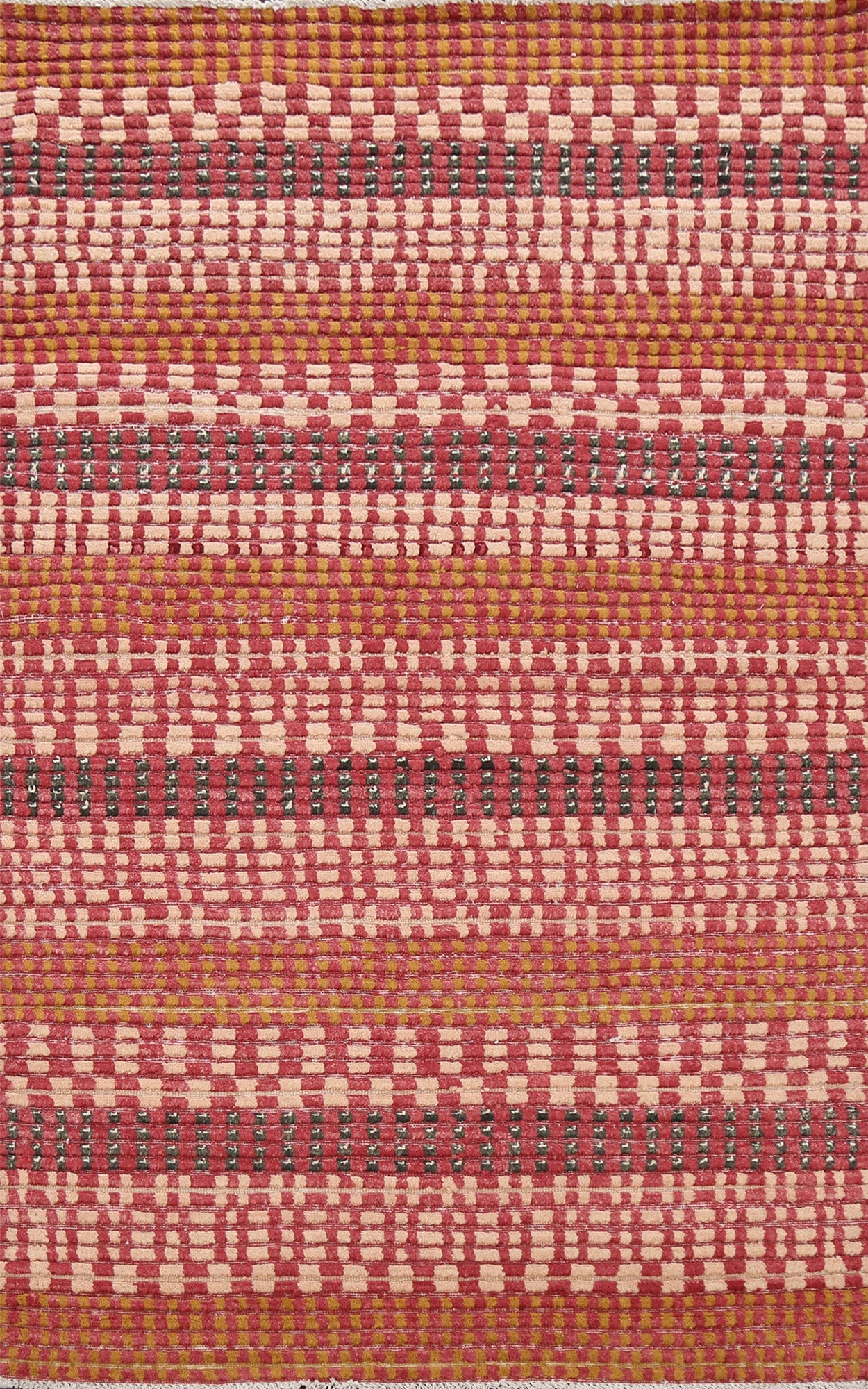 Contemporary Gabbeh Kashkoli Oriental Area Rug 4x6