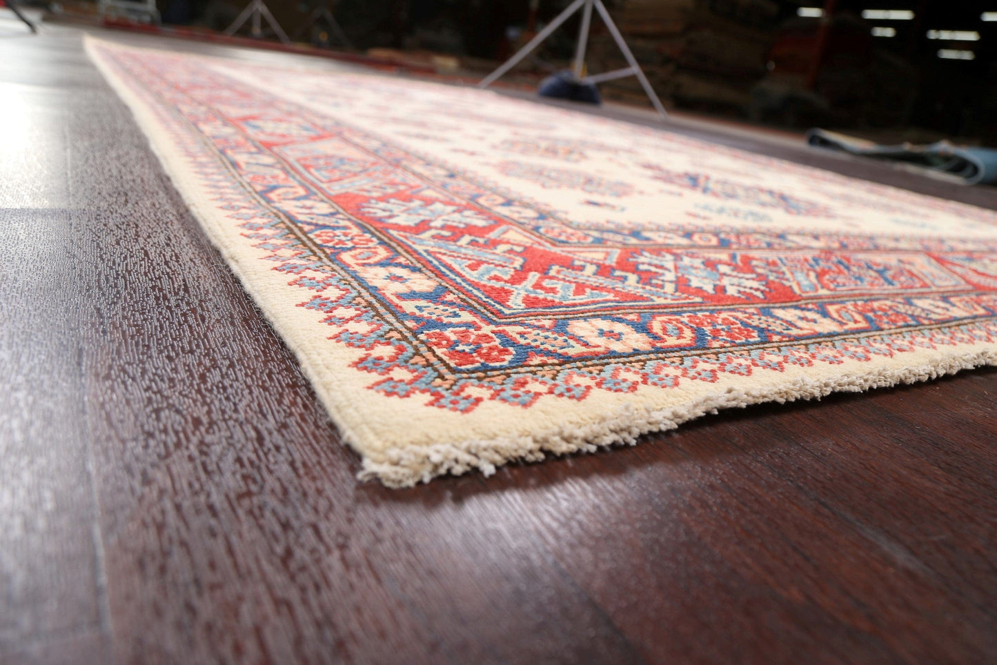 100% Vegetable Dye Super Kazak Oriental Area Rug 6x10