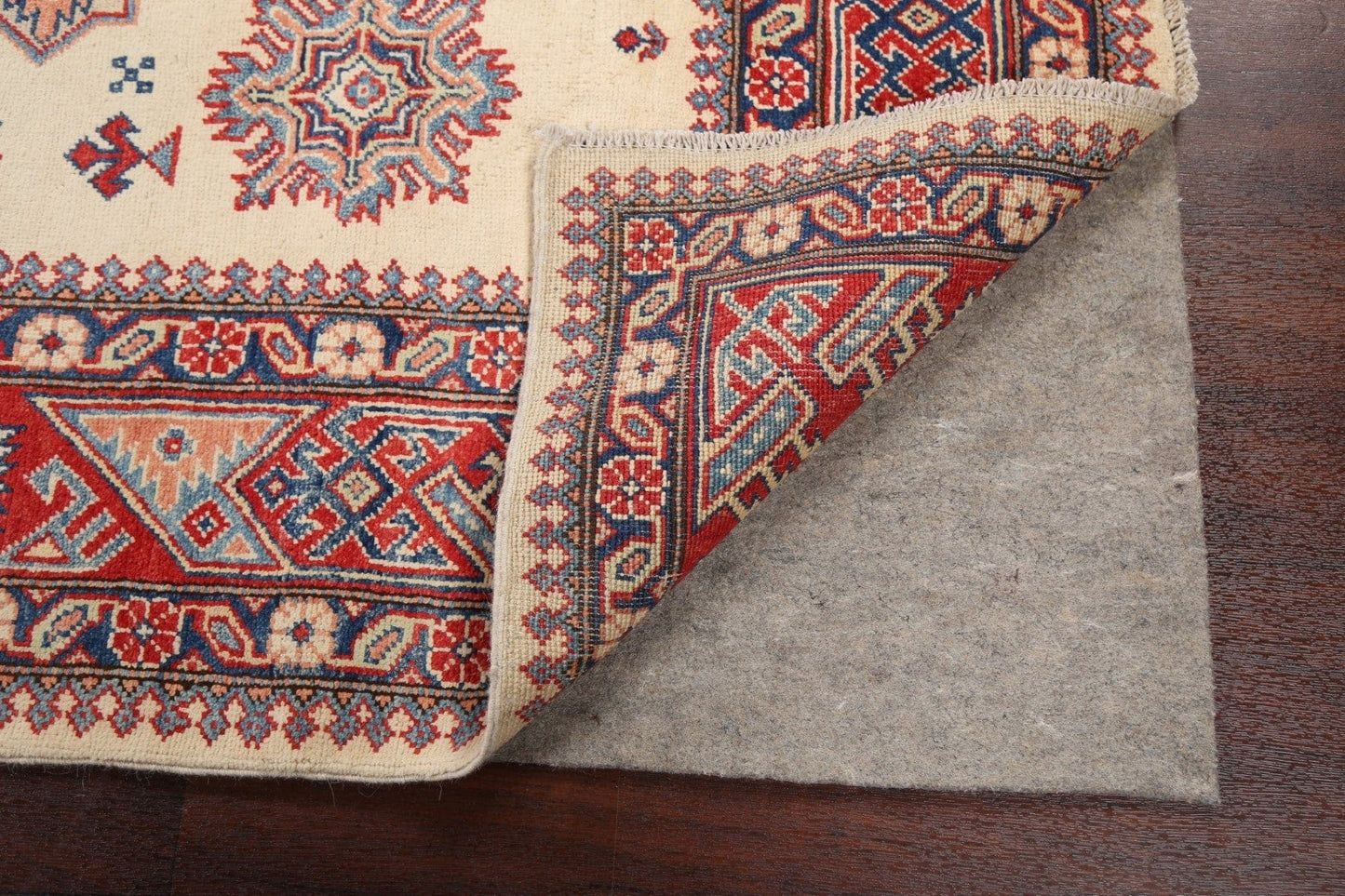 100% Vegetable Dye Super Kazak Oriental Area Rug 6x10