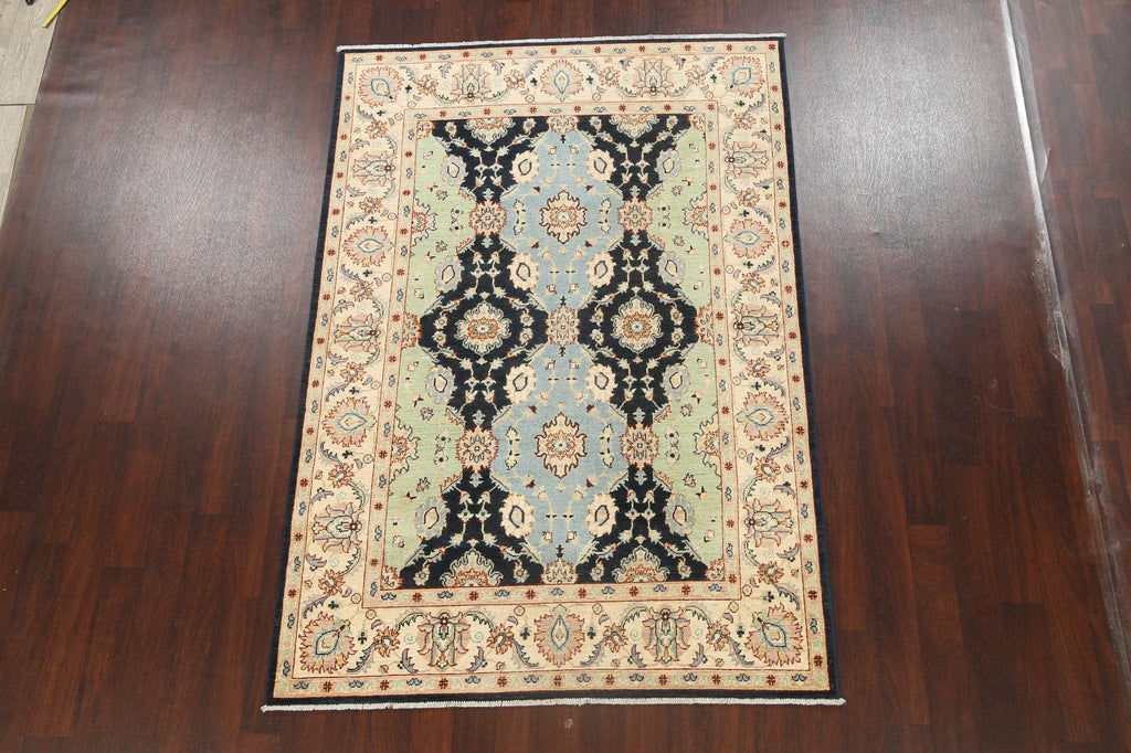 Floral Oushak Chobi Oriental Area Rug 6x8