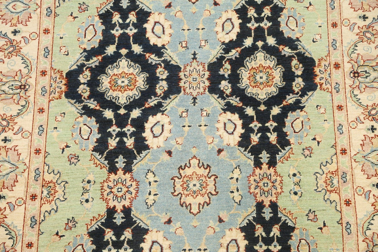 Floral Oushak Chobi Oriental Area Rug 6x8