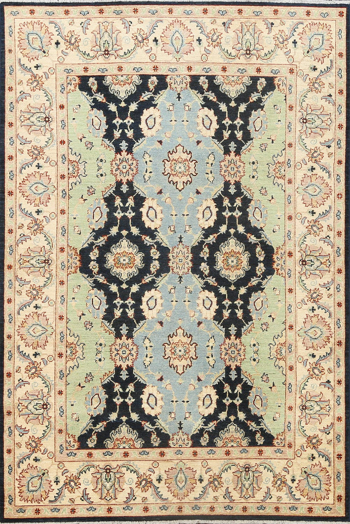 Floral Oushak Chobi Oriental Area Rug 6x8