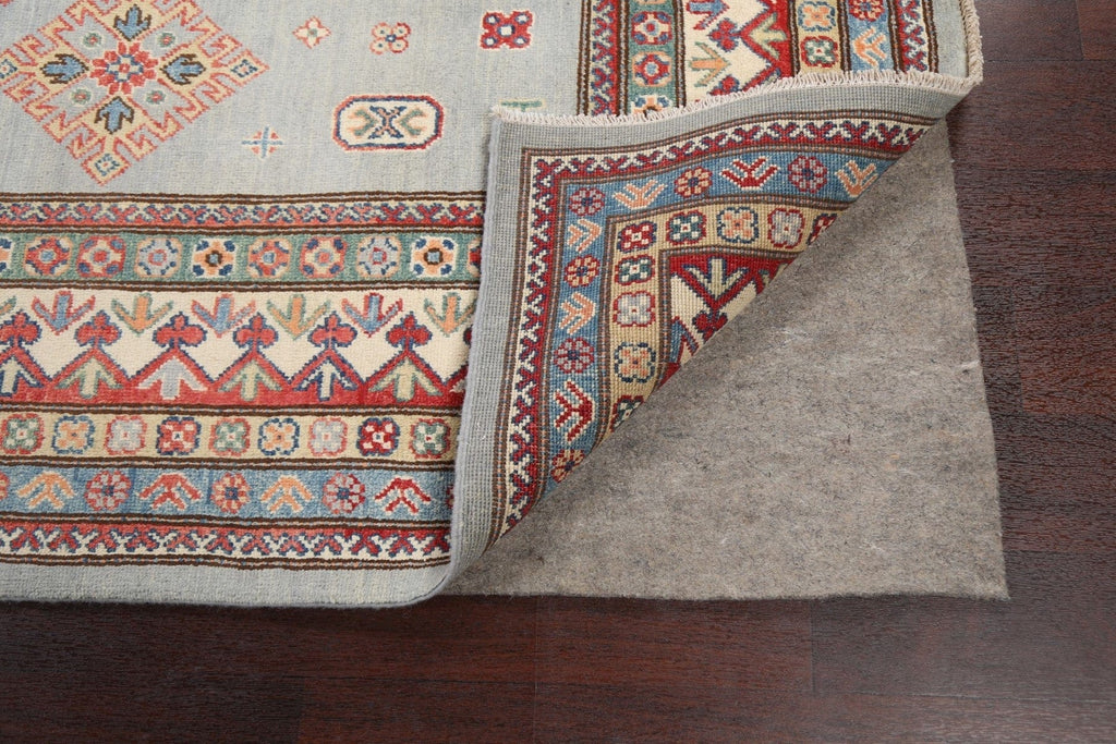 100% Vegetable Dye Super Kazak Oriental Area Rug 8x10