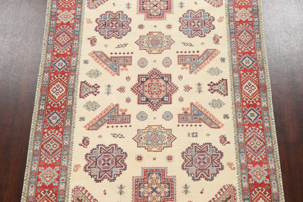 100% Vegetable Dye Super Kazak Oriental Area Rug 6x9