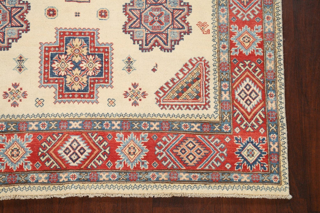 100% Vegetable Dye Super Kazak Oriental Area Rug 6x9