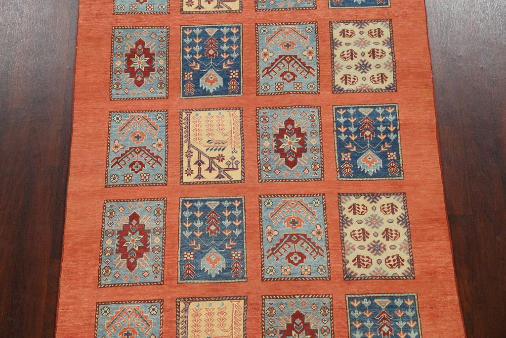 100% Vegetable Dye Super Kazak Oriental Area Rug 5x8