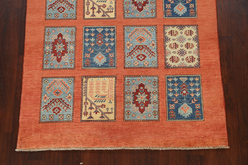 100% Vegetable Dye Super Kazak Oriental Area Rug 5x8