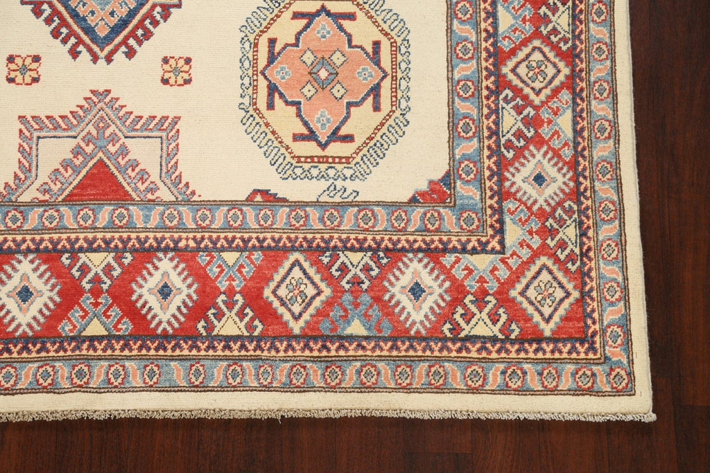 100% Vegetable Dye Super Kazak Oriental Area Rug 7x10