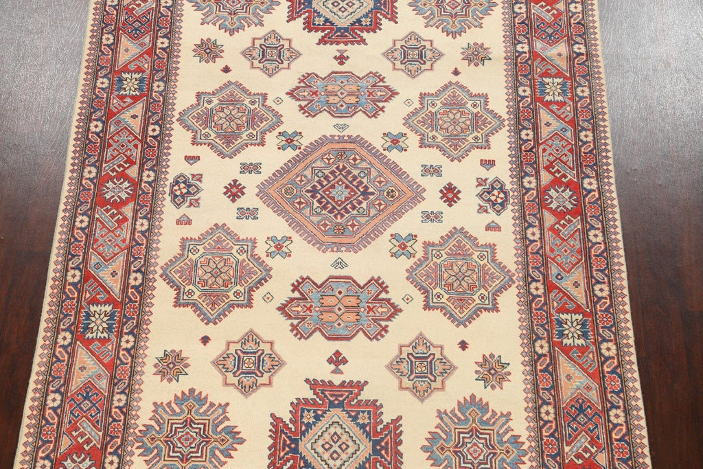 100% Vegetable Dye Super Kazak Oriental Area Rug 6x10