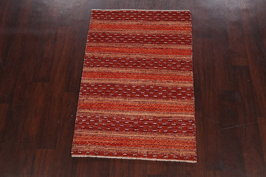 Contemporary Gabbeh Kashkoli Oriental Area Rug 3x4