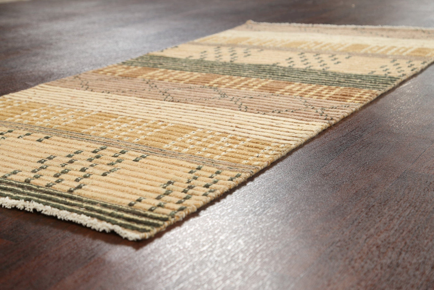 Stripe Gabbeh Kashkoli Oriental Area Rug 3x6