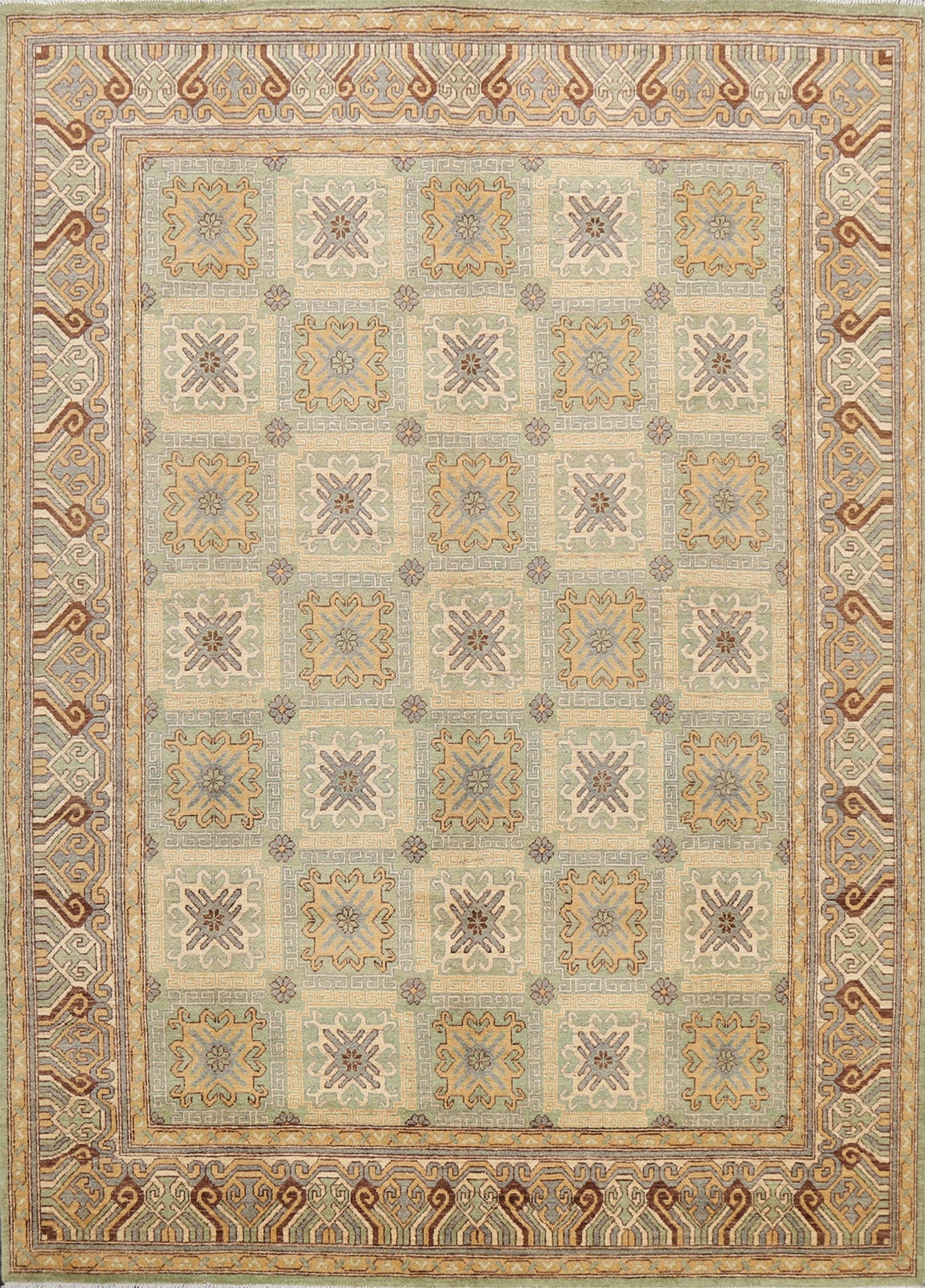 100% Vegetable Dye Khotan Oriental Area Rug 8x10