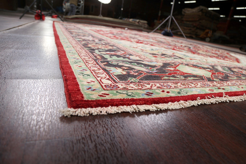 100% Vegetable Dye Heriz Oriental Area Rug 9x12