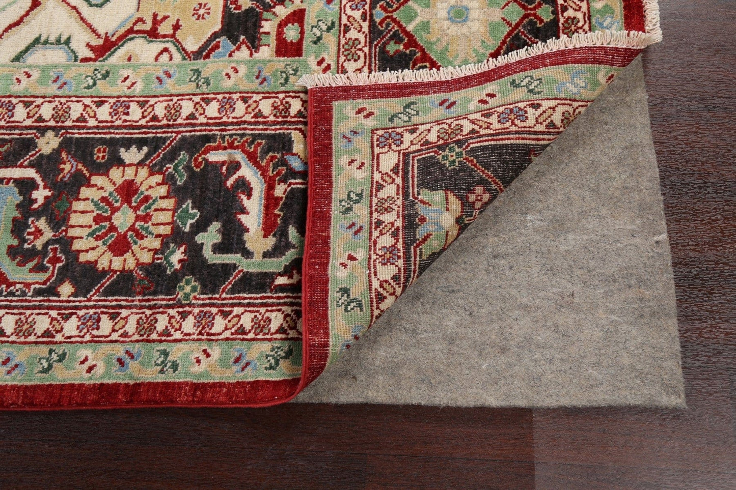 100% Vegetable Dye Heriz Oriental Area Rug 9x12