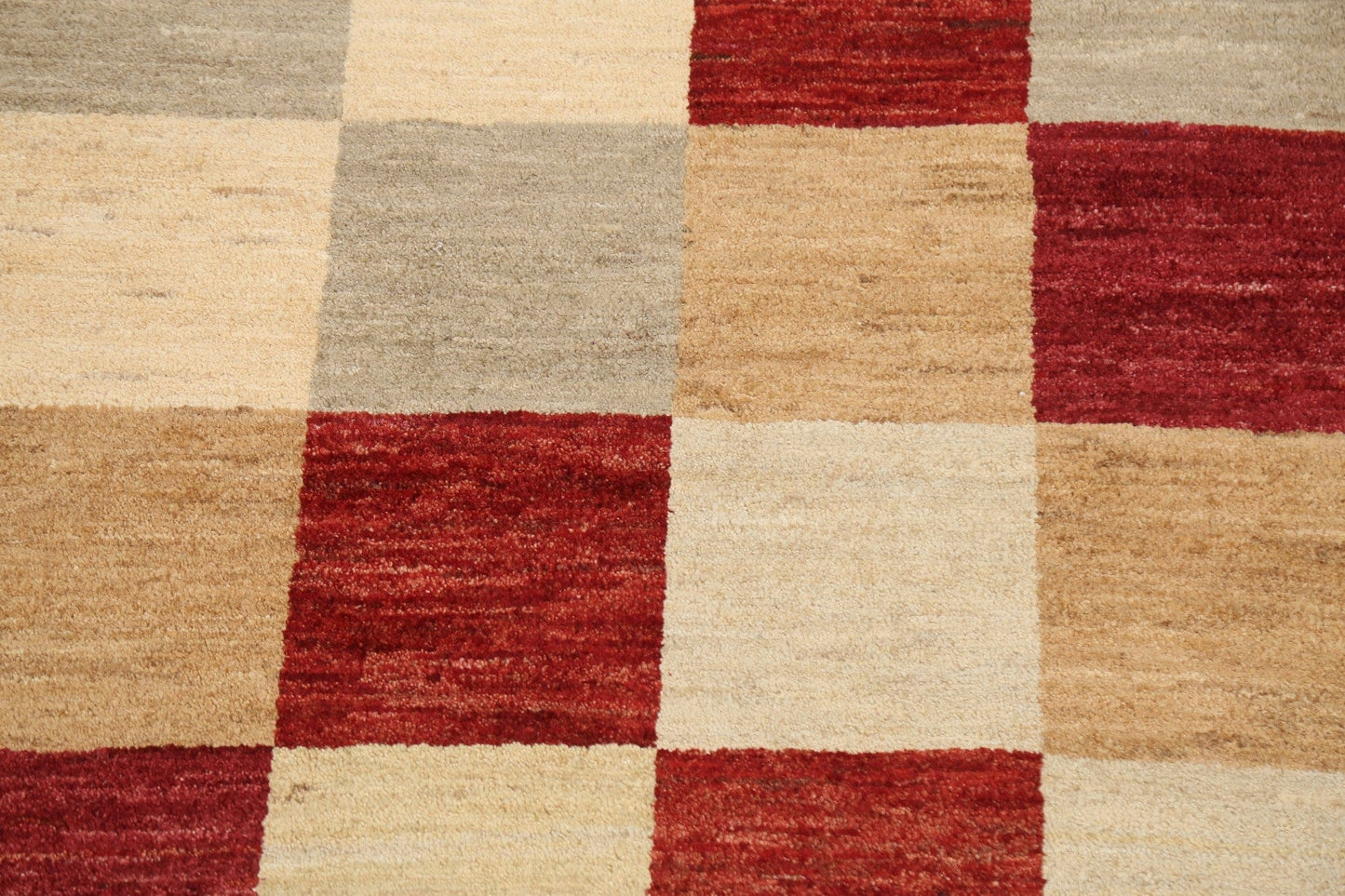 Contemporary Gabbeh Kashkoli Oriental Area Rug 4x6