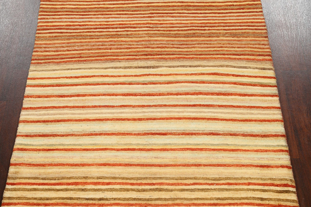 Contemporary Gabbeh Kashkoli Oriental Area Rug 4x6