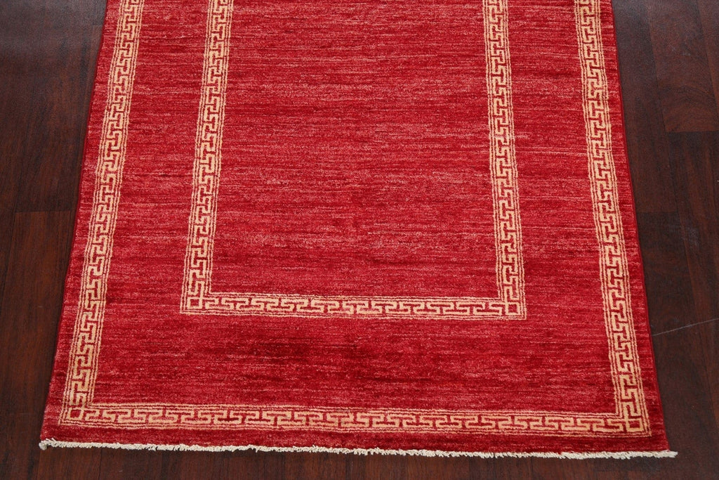 Contemporary Gabbeh Kashkoli Oriental Area Rug 4x6