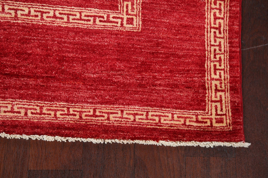 Contemporary Gabbeh Kashkoli Oriental Area Rug 4x6