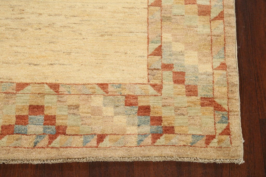 Contemporary Gabbeh Kashkoli Oriental Area Rug 4x6