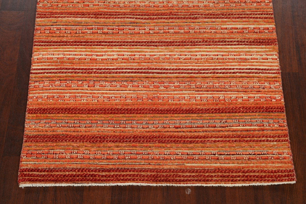 Contemporary Gabbeh Kashkoli Oriental Area Rug 4x6