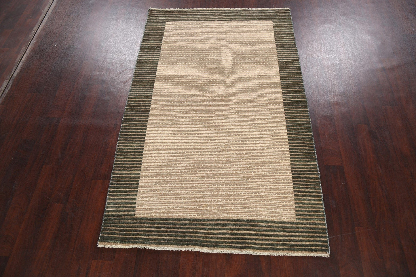 Contemporary Gabbeh Kashkoli Oriental Area Rug 4x7