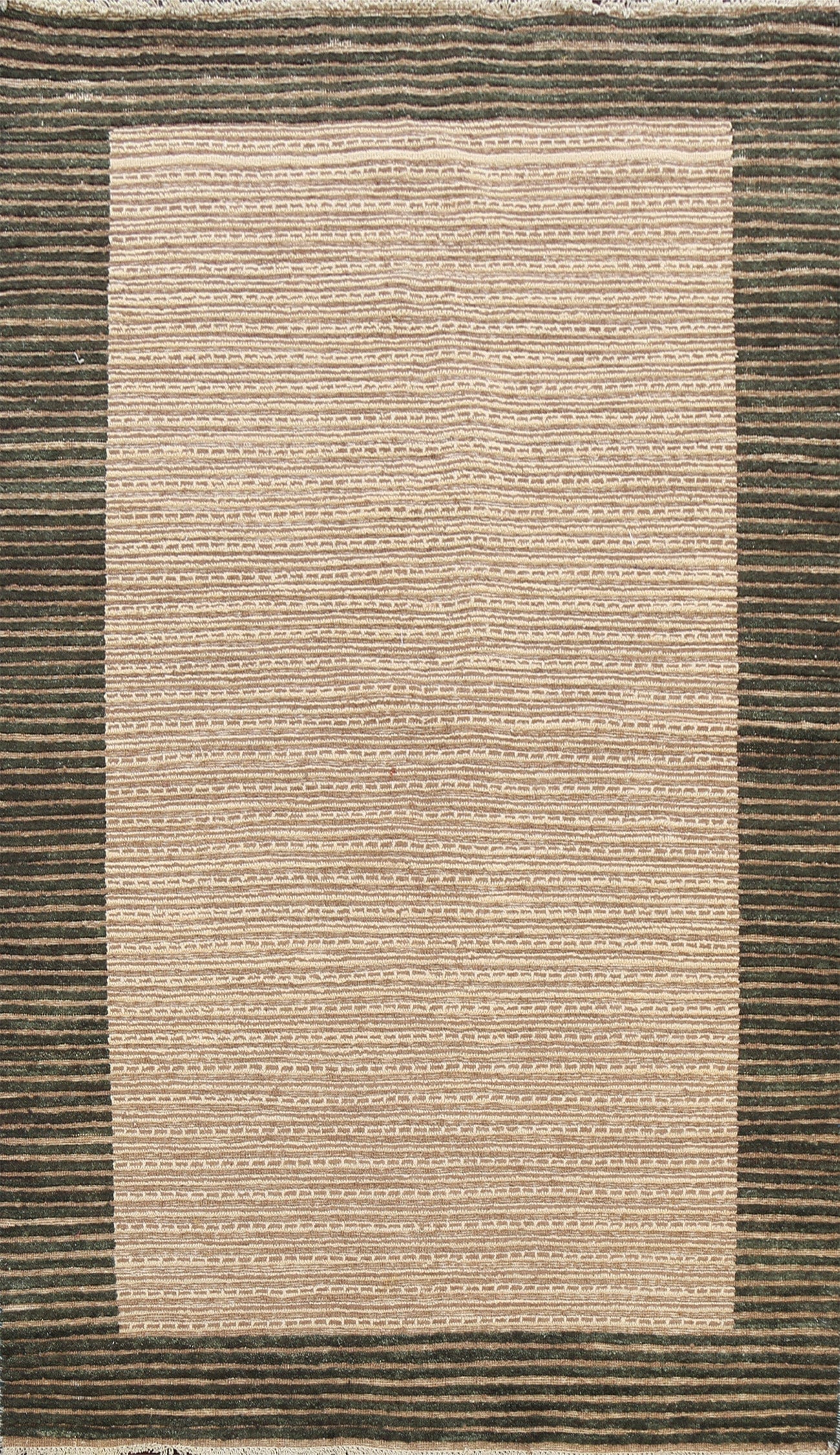 Contemporary Gabbeh Kashkoli Oriental Area Rug 4x7