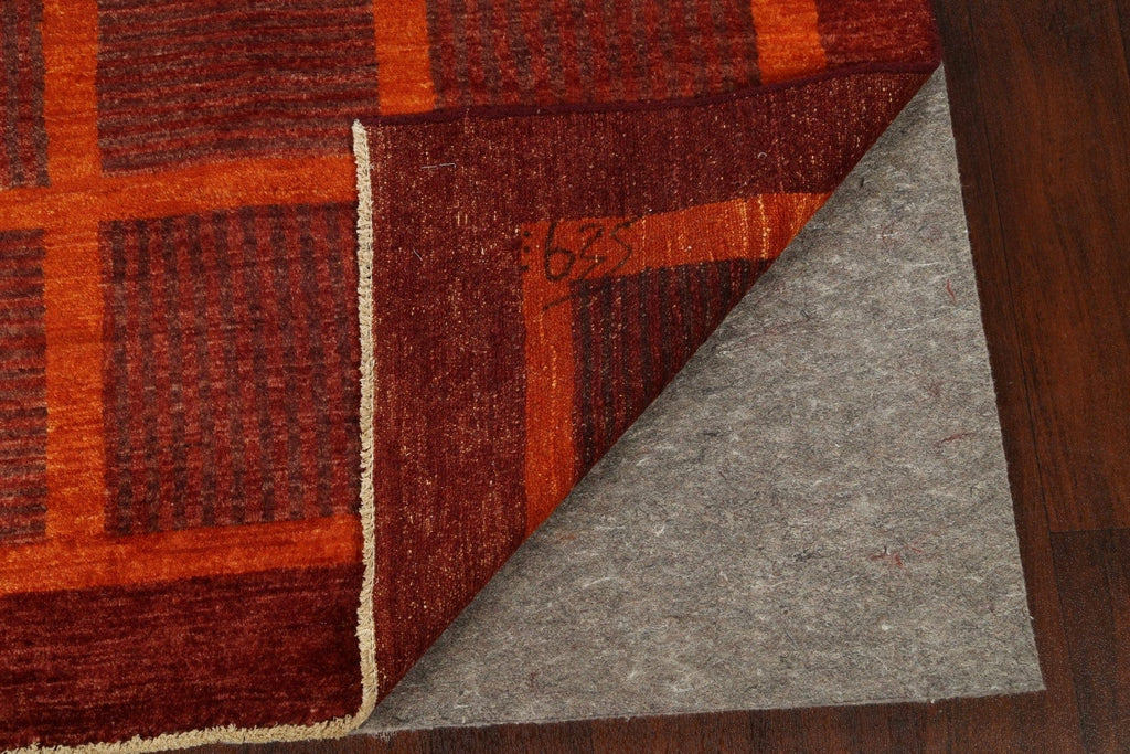 Contemporary Gabbeh Kashkoli Oriental Area Rug 4x6