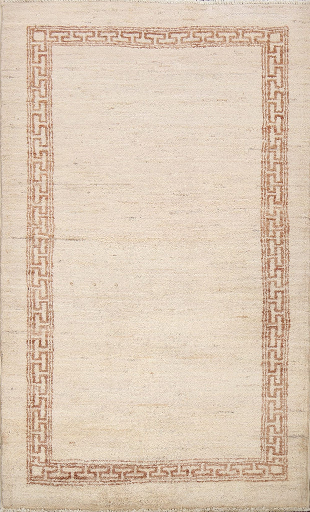 Contemporary Gabbeh Kashkoli Oriental Area Rug 3x5