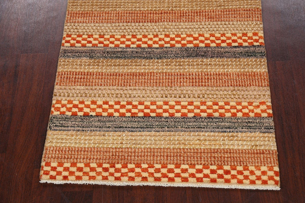 Contemporary Gabbeh Kashkoli Oriental Area Rug 3x5