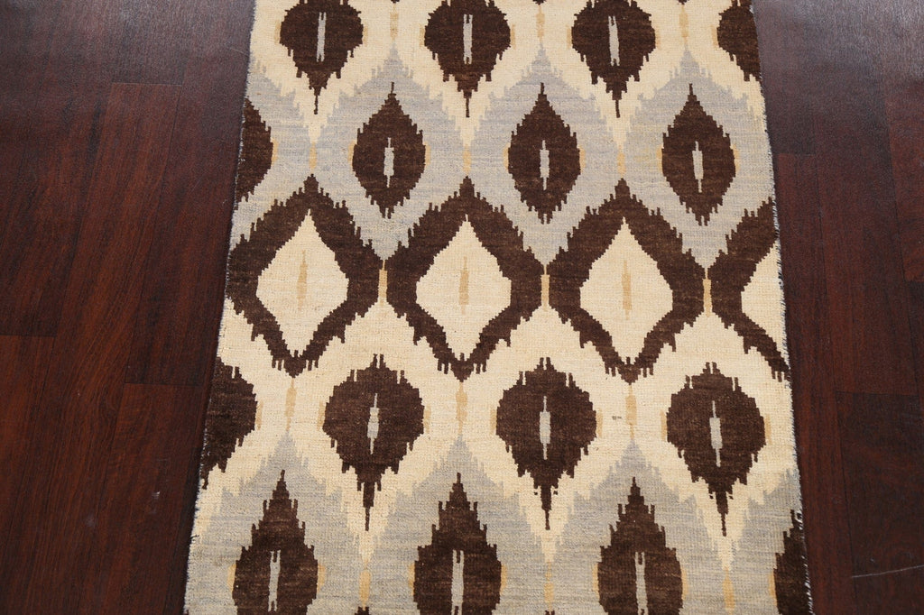 Modern Abstract Gabbeh Kashkoli Oriental Area Rug 3x5