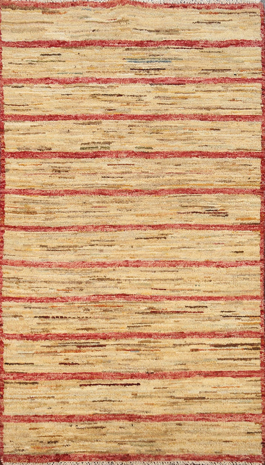 Contemporary Gabbeh Kashkoli Oriental Area Rug 3x5